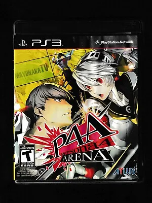 P4A Persona 4 Arena Sony PlayStation 3 PS3 NTSC-U/C - Complete - Region 1 • $52.50