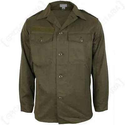£11.25 • Buy Original Austrian Olive Drab Field Shirt - Surplus Army Smart Military Pockets
