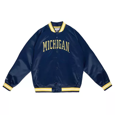 Mitchell & Ness Lightweight Satin Jacket Mens Size M  Casual Athletic Outerwear • $59.99