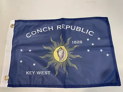 $7.73 • Buy Conch Republic Flag National Key West Banner Polyester 12  X 18  Country Flag A7