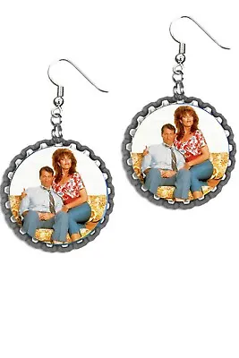 $6.49 • Buy Al Bundy And Peg Married With Children Vintage Look Pair Set Of Earrings