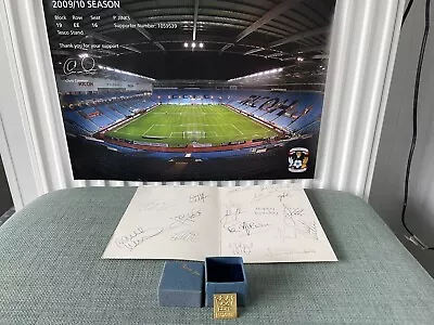 Coventry City Football Memorabilia Plus Signed Card • £10