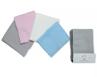 Soft Baby Muslin Squares Pack Of 6 • £12.99