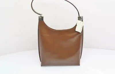 Salvatorre Ferragamo Vintage Brown Leather Handbag • $522.50