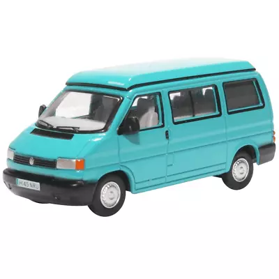 Oxford Diecast 1:76 VW T4 Westfalia Camper Caribbean Green 76T4003 • $9.08