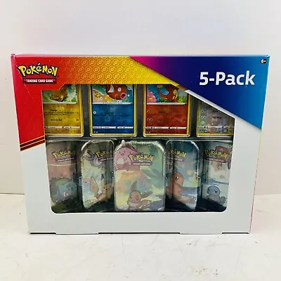 $60 • Buy Pokémon TCG Tin Kanto Power 5 Mini Tin Box Set