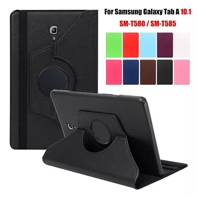 Smart Case Cover PU Leather For Samsung Galaxy Tab A 10.1 Inch SM-T580 SM-T585 • $17.98