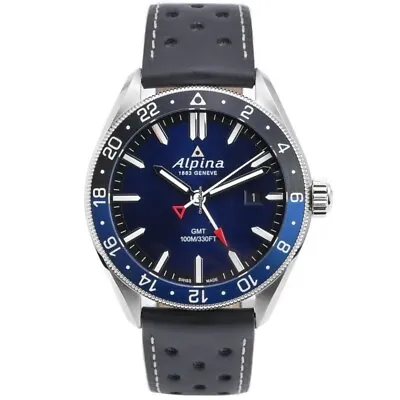 £399 • Buy Alpina 1883 Geneve Alpiner GMT Men's Swiss Watch AL247NB4E6