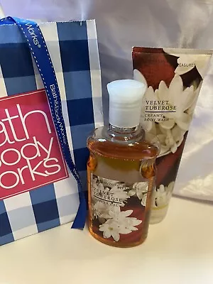 $35 • Buy Bath & Body Works Velvet Tuberose Shower Gel & Creamy Body Wash New Full