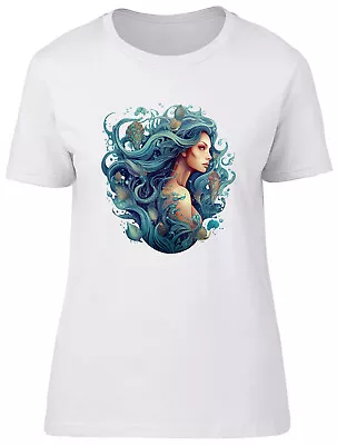 Underwater Mermaid Womens T-Shirt Fantasy Mystical Sea Creature Ladies Gift Tee • £8.99