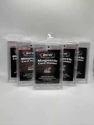 BCW Magnetic Card Holder 360pt Point With UV Protection Lot Of 5 Holders • $15