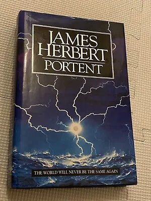 James Herbert SIGNED Portent 1st Edition Hardback • £19.99