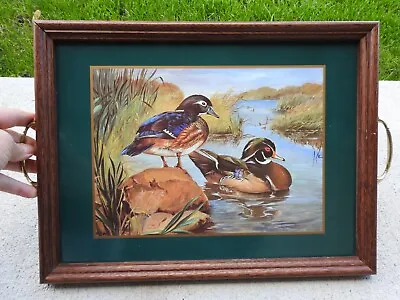 Vintage Pimpernel Wood Duck Mallard Decor Serving Tray Made In England • $24.95