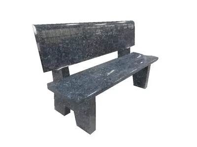 Headstone Cemetery Bench - Park Style - Large - Granite - Engraving Available • $2749