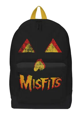 Misfits Back Pack Pumpkin Halloween Music Fan Heavy Punk Rock Band Merch Gift • $44.99