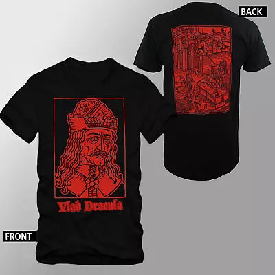 DRACULA VLAD TEPES The Impaler T-SHIRTPhoto Portrait The Picker Transsilvania • $17.11