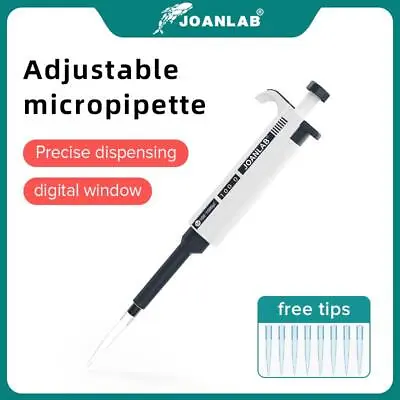 Laboratory Pipette Plastic Single Channel Digital Adjustable Micropipette Lab • $28.99