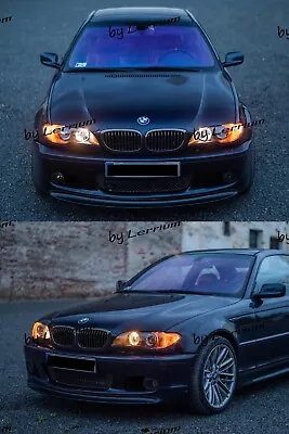 BMW E46 Mtech 2 Front Lip Splitter Spoiler Abs Plastic Gloss Fits 2dr And 4dr • $100