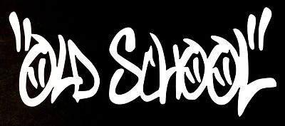 $2.95 • Buy Old School Decal Sticker 14 Colors Car Fits Ford Chevy Dodge Honda Mazda VW JDM