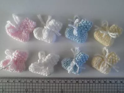 Cardmaking Embellishments Booties Baby Shoes Card Craft Baby Shower Decoration • £4.71