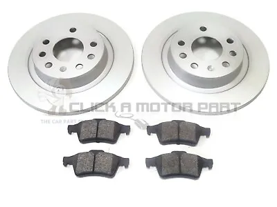 VAUXHALL VECTRA C 2.2 SRi SXi 2002-2008 REAR 2 BRAKE DISCS AND PADS (CHECK PAD)  • $62.11