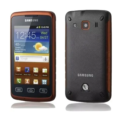 Samsung Galaxy XCover Orange Rugged IP67 Affordable Rough Smartphone Grade A • £9.99