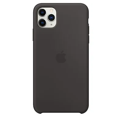 Genuine Apple IPhone 11 Pro Max Silicone Case Black • $12