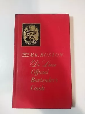 VTG Old Mr. Boston De Luxe Bartender’s Guide Book • $7.50