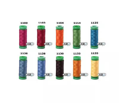 Aurifil Thread Mako 40wt 100% Cotton Small Spools 164 Yds Each • $4.25