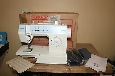 Vintage Singer Merritt DX2C Portable Sewing Machine W/Foot Pedal NEW IN BOX • $225