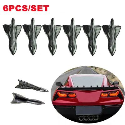 Accessories Roof Accessories Shark Fin Spoiler Carbon Fiber Style Decoration • $14.99