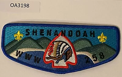 Boy Scout OA 258 Shenandoah Lodge Blue Border Flap • $8