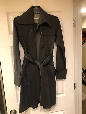 MIKE & CHRIS  Women’s Belted TRENCH COAT Slate Gray Color: Sz Medium. Brand New • $69.99