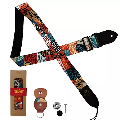 Speedee Music Ukulele Strap Kit US Map Camo Design Mini Guitar Banjo  2  Width • $10.99