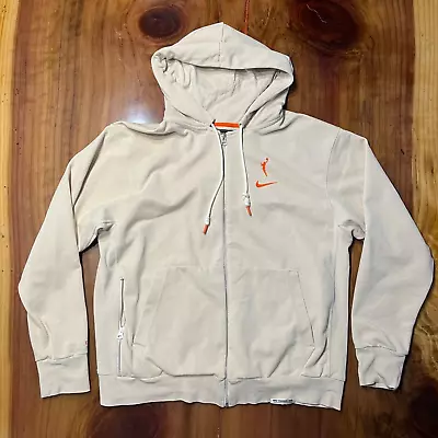 Nike Men's Hoodie Large Dry Fit Engineered Basketball Full Zip DR5555 Orange E19 • $49.99