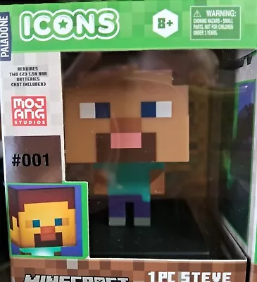 Minecraft Collectible Steve #001 Creeper #002 Axolotl #003 Light ( 1 Lamp) • $12.06