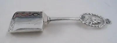 800 Silver German Tea Caddy Scoop Figural King • $211.65