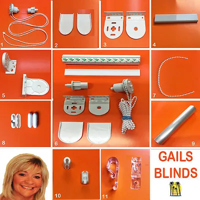 Roller Blind Spares Weights Chains Brackets & More... • £1.75