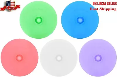 $9.99 • Buy 5PC Silicone Fermenting Lids BPA Free Waterless Airlock Mold Free Auto Vent