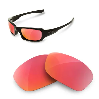 Polarized Replacement Lenses For Oakley Fives Squared 3.0 Ruby Red Color • $37