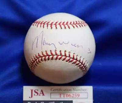 Maury Wills JSA Cert Autograph Major League OML Signed BasebaLL • $56