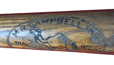 Antique 1930's MR Campbell Semi Pro Model Baseball Bat With Camel Logo Early Old • $89.99