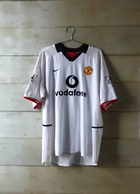 Original Player Issue MANCHESTER UNITED 2002 Away Jersey Shirt England Football • $495