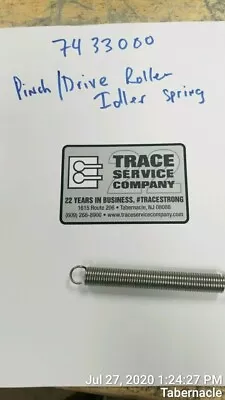Label Aire 2111 2114 2115 PINCH DRIVE ROLLER IDLER SPRING  PART# 7433000 • $7