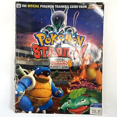Pokemon Stadium - (N64) - Nintendo Power Official Player's Guide - Missing Back • $9.99