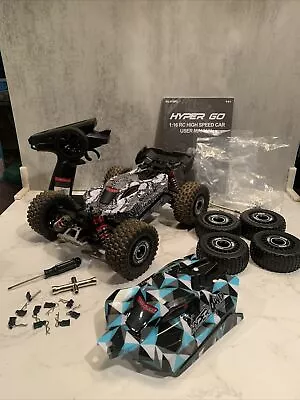 HYPER GO H16PL 1/16 RC High-Speed Off-Road Buggy 4WD Remote Control Sold AS IS • $70