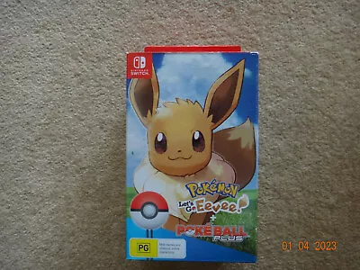 Nintendo Switch Pokemon Lets Go Eevee And Pokeball Plus BRAND NEW SEALED • $450