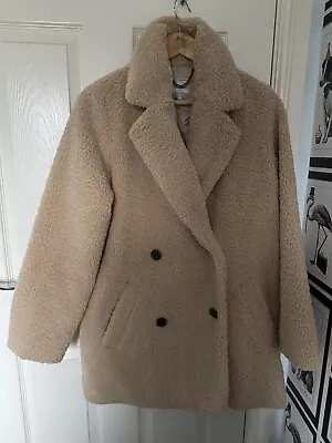 Fat Face Teddy Coat Size 12 • £15