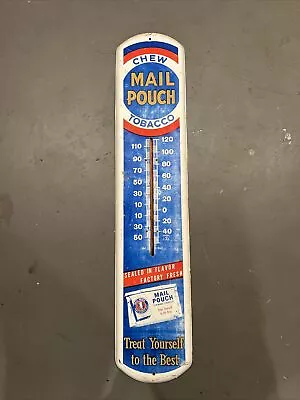 Vintage Original Mail Pouch Tobacco Thermometer  • $150
