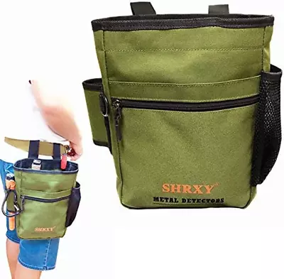Shrxy Metal Detecting Finds Bag Waist Digger Pouch Tools Bag For PinPointer Garr • $42.21